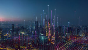 Networking City Background